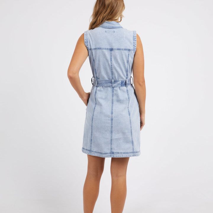 TALBERT DRESS - LIGHT BLUE DENIM