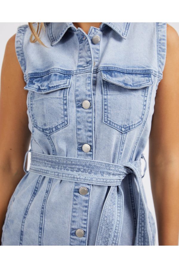 TALBERT DRESS - LIGHT BLUE DENIM