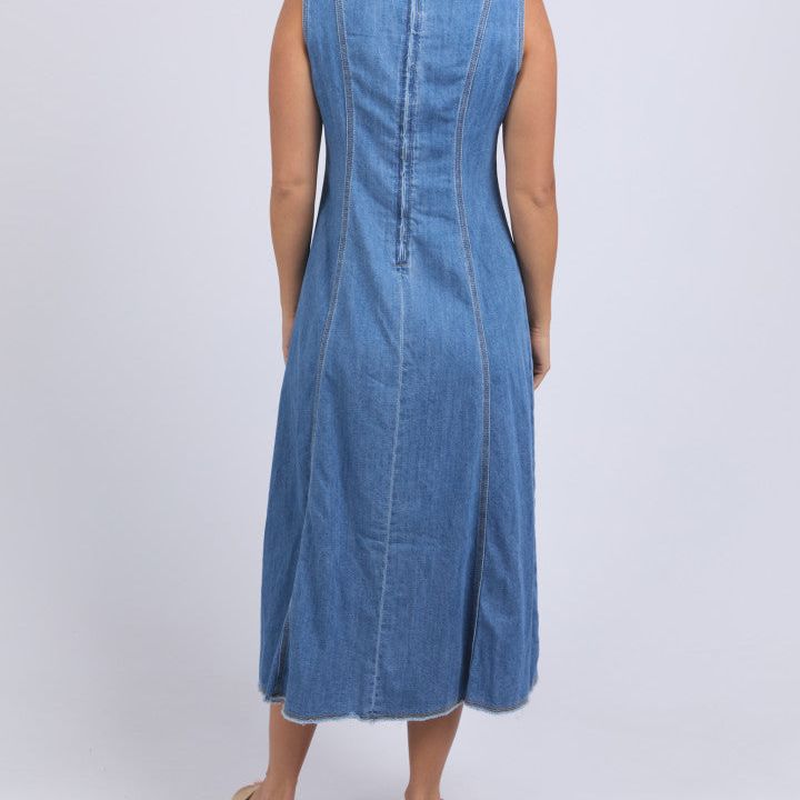 SOLENE DENIM DRESS
