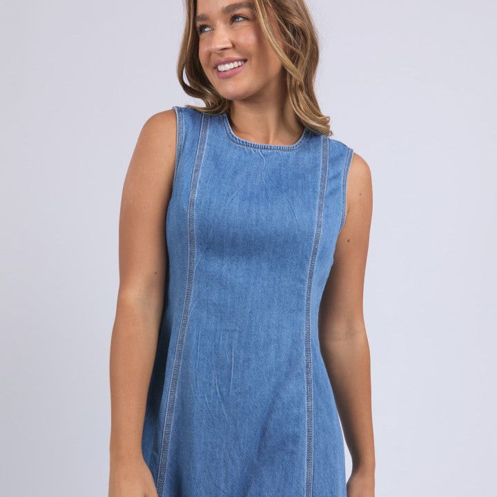 SOLENE DENIM DRESS