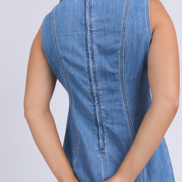 SOLENE DENIM DRESS