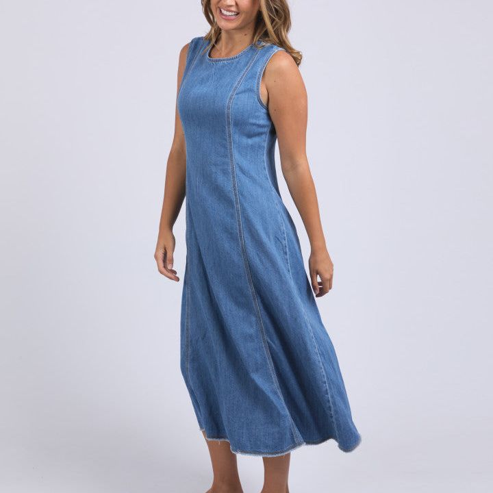 SOLENE DENIM DRESS