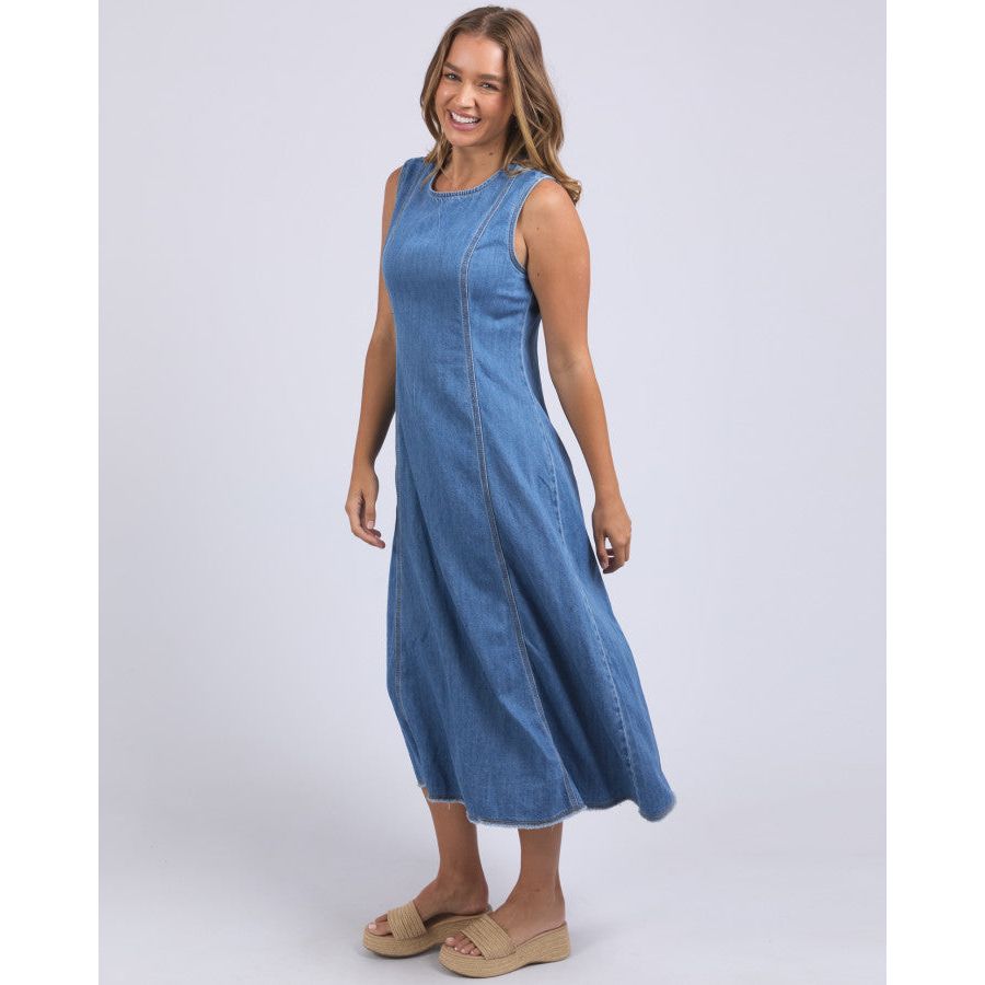 SOLENE DENIM DRESS