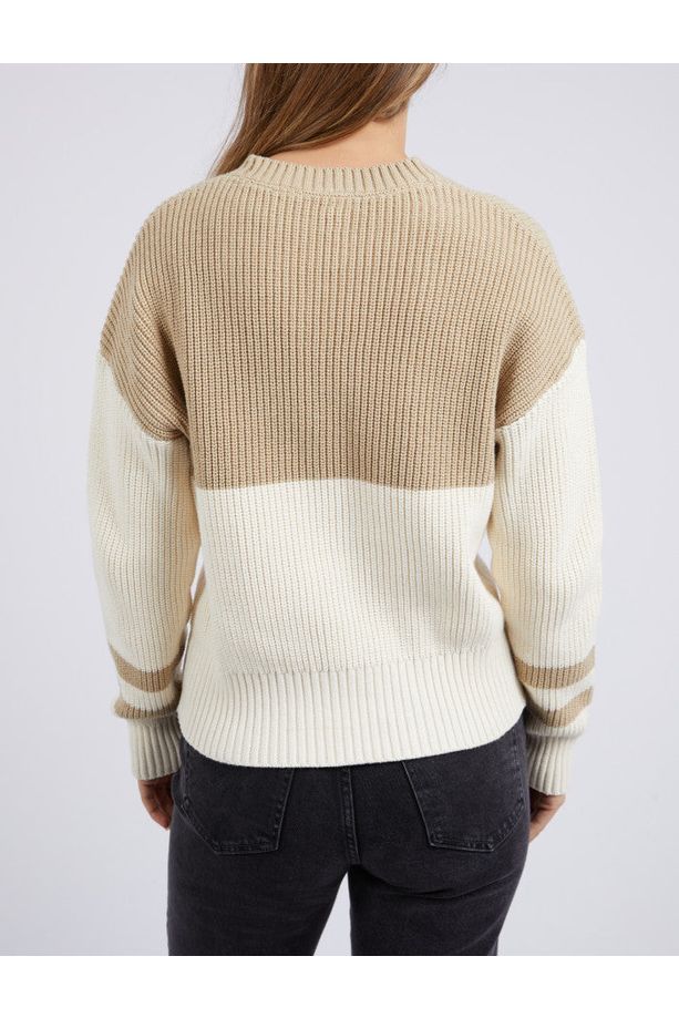 SOPHIE KNIT CREW - VINTAGE WHITE