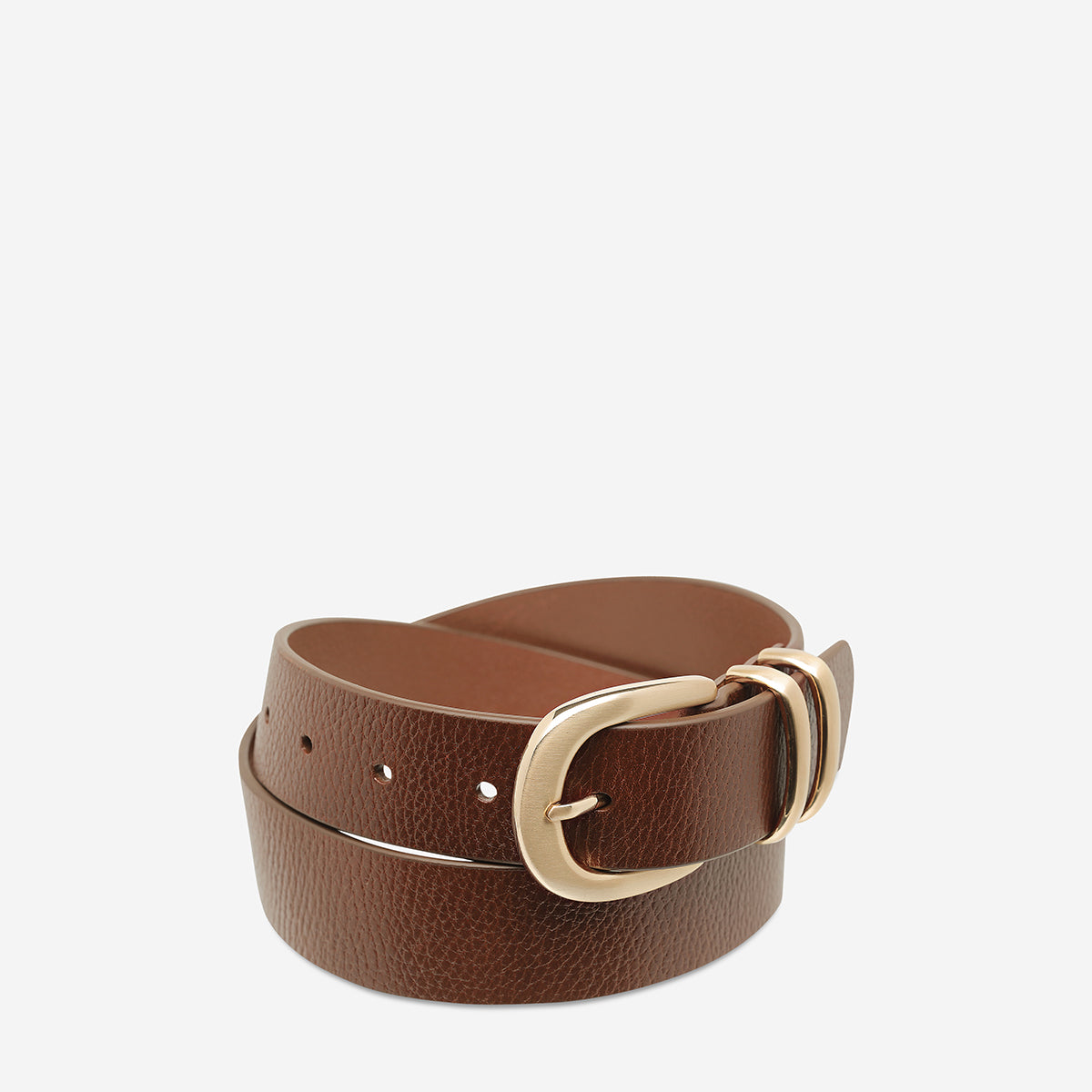 Status Anxiety - Let It Be - Tan/Gold Belt - ML