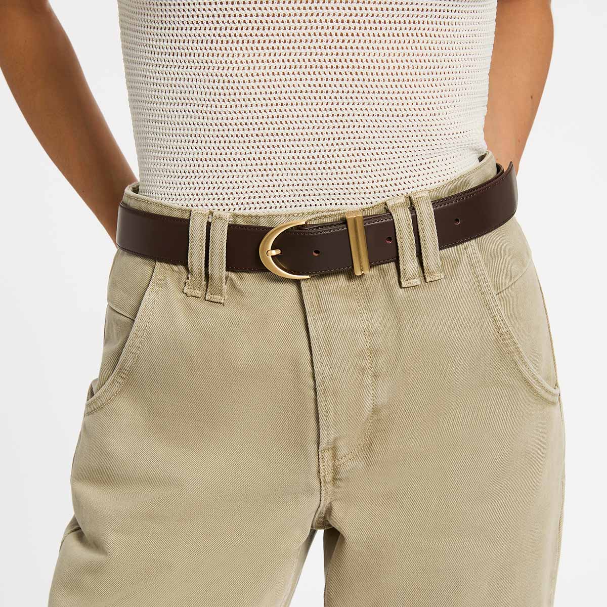 Status Anxiety Under Your Spell Belt- Chocolate/Gold - ML