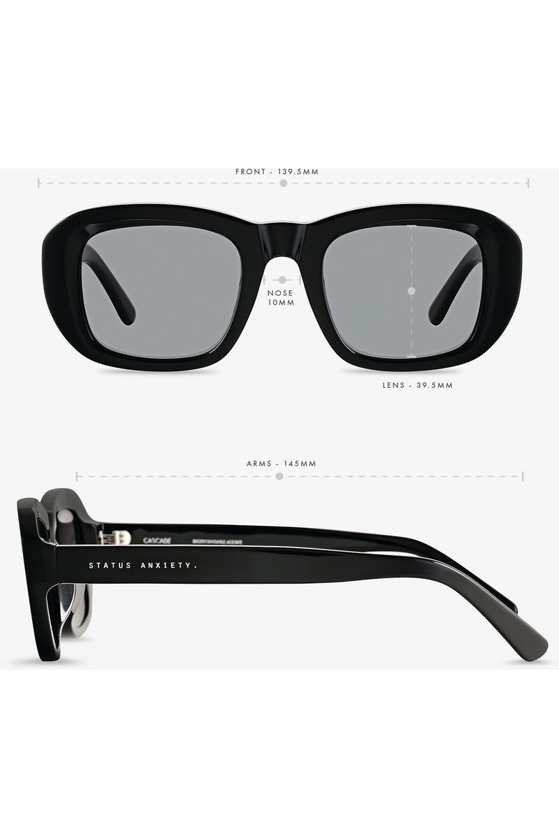 Status Anxiety - Cascade Sunglasses - Black