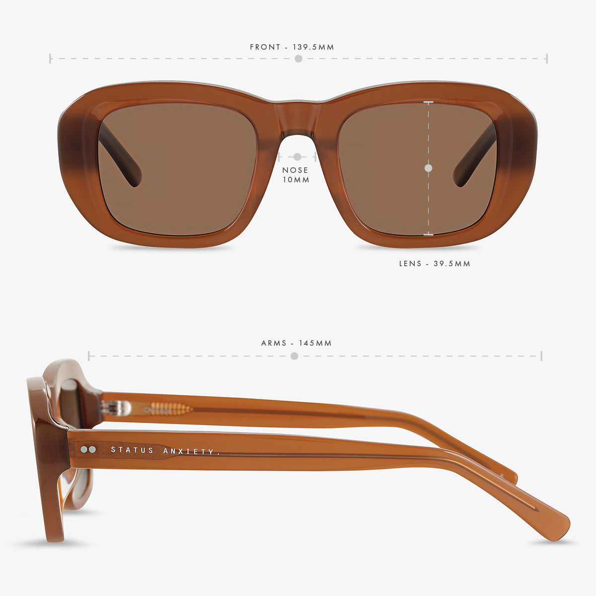 Status Anxiety - Cascade Sunglasses - Brown
