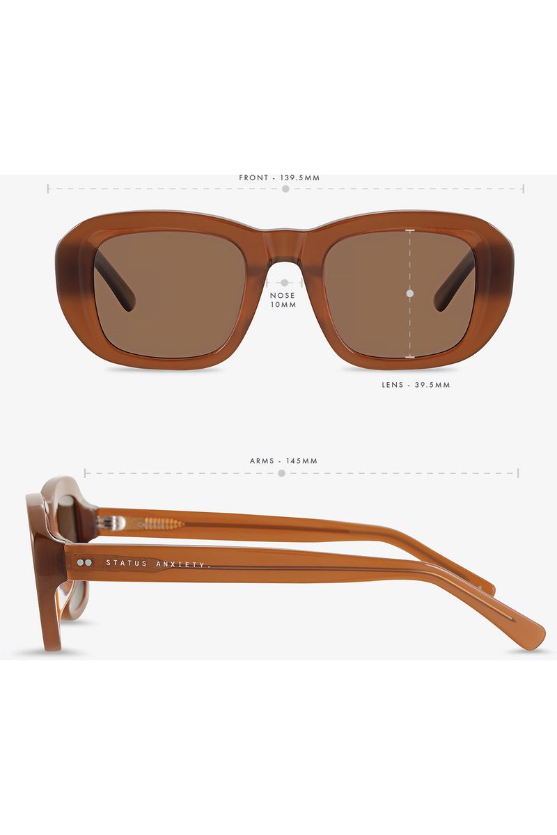 Status Anxiety - Cascade Sunglasses - Brown