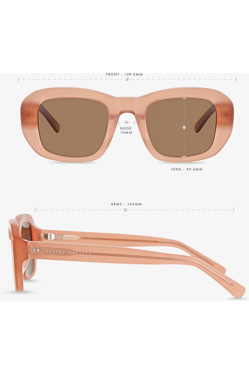 Status Anxiety - Cascade Sunglasses - Rose