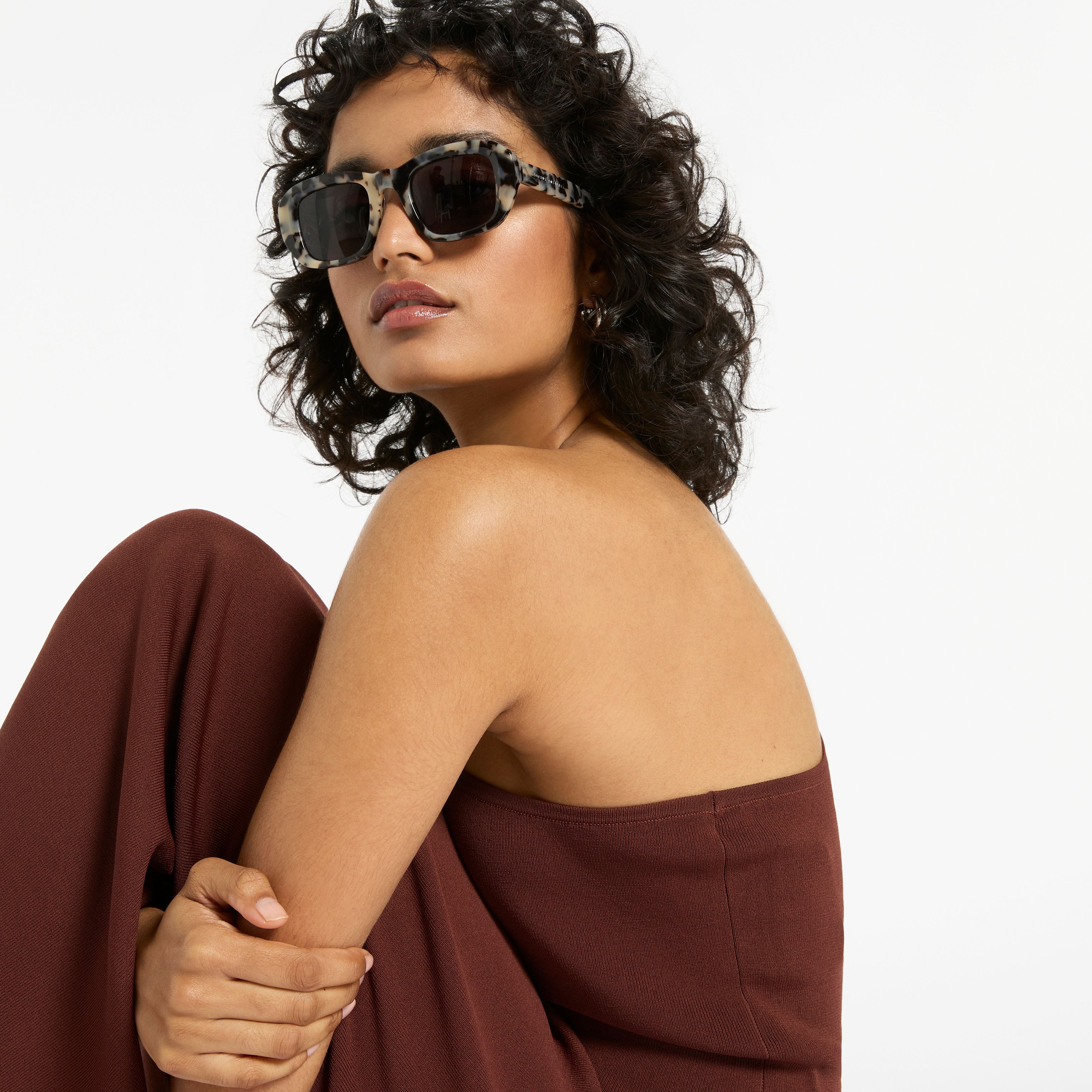 Status Anxiety - Cascade Sunglasses - White Tort