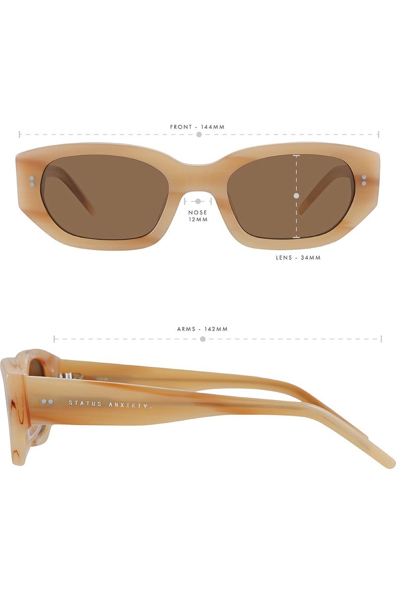 Status Anxiety - Luna Sunglasses - Blonde