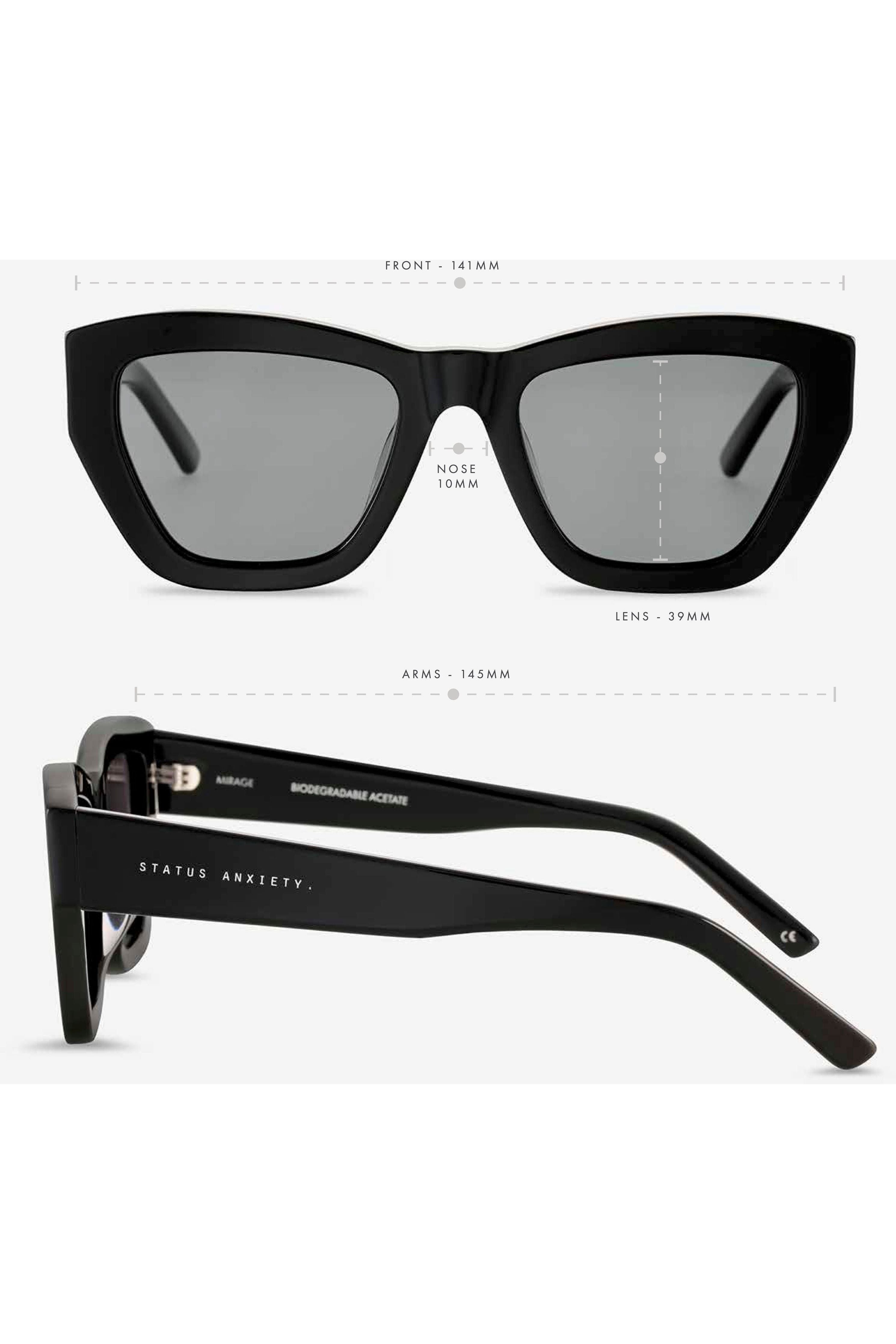 Status Anxiety - Mirage Sunglasses - Black