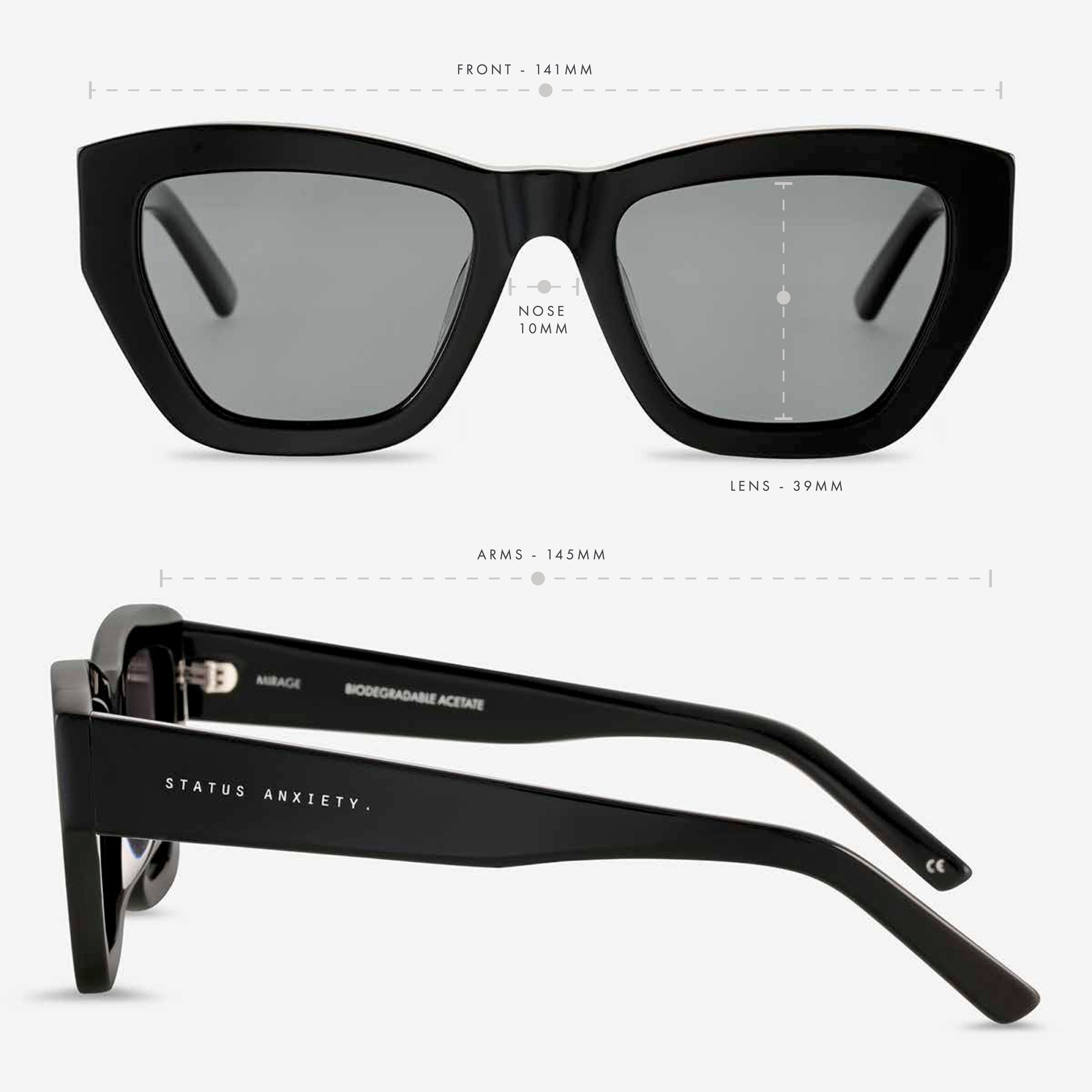 Status Anxiety - Mirage Sunglasses - Black