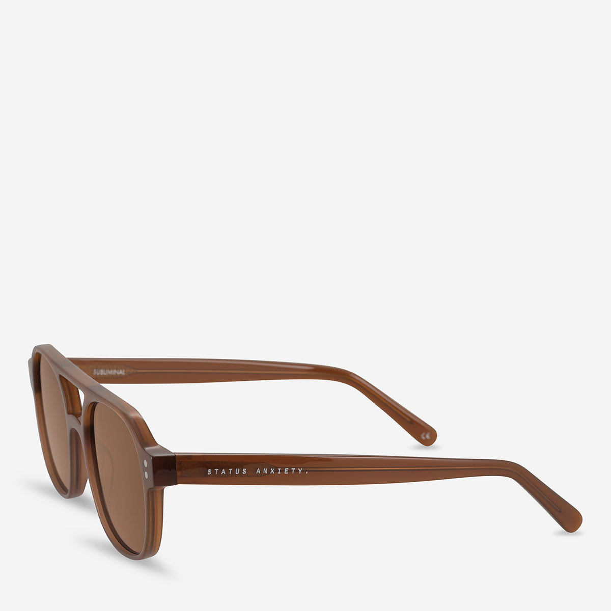 Status Anxiety - Subliminal Sunglasses - Brown