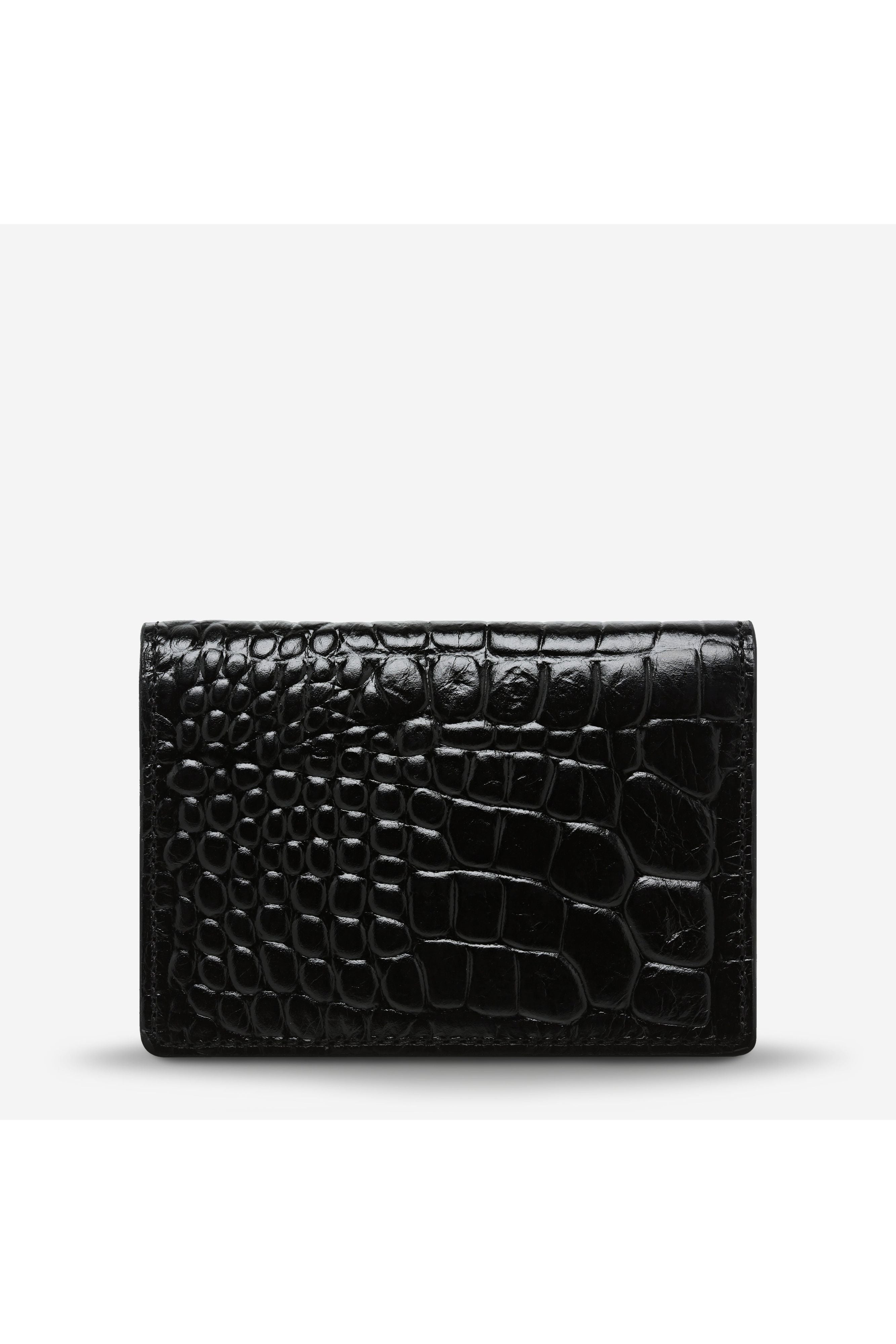 Status Anxiety - Easy Does It - Black Croc Emboss
