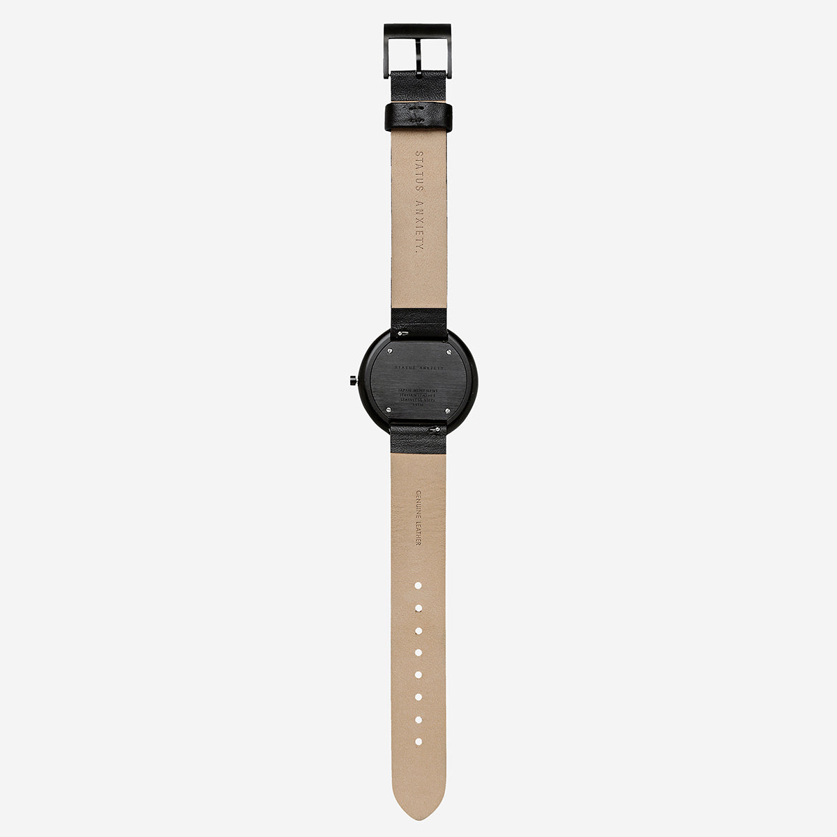 Status Anxiety - Repeat After Me Watch - Black/Black/Black