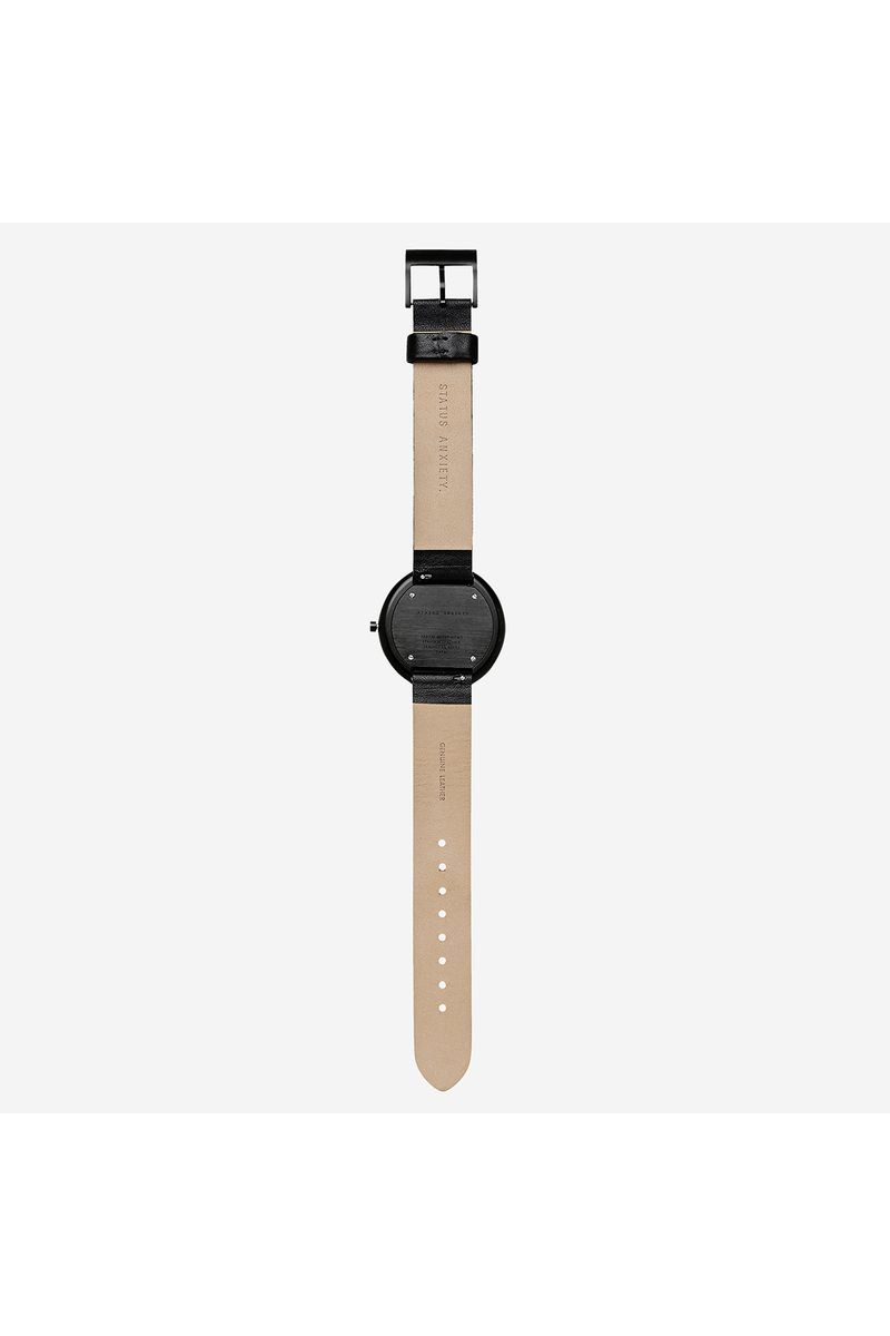Status Anxiety - Repeat After Me Watch - Black/White/Black
