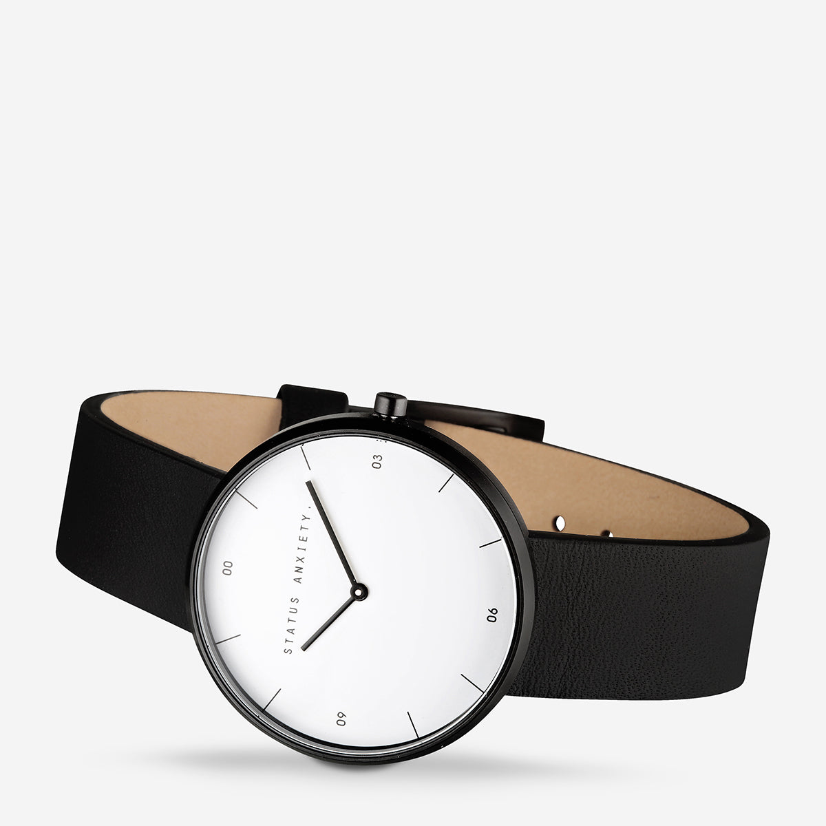 Status Anxiety - Repeat After Me Watch - Black/White/Black