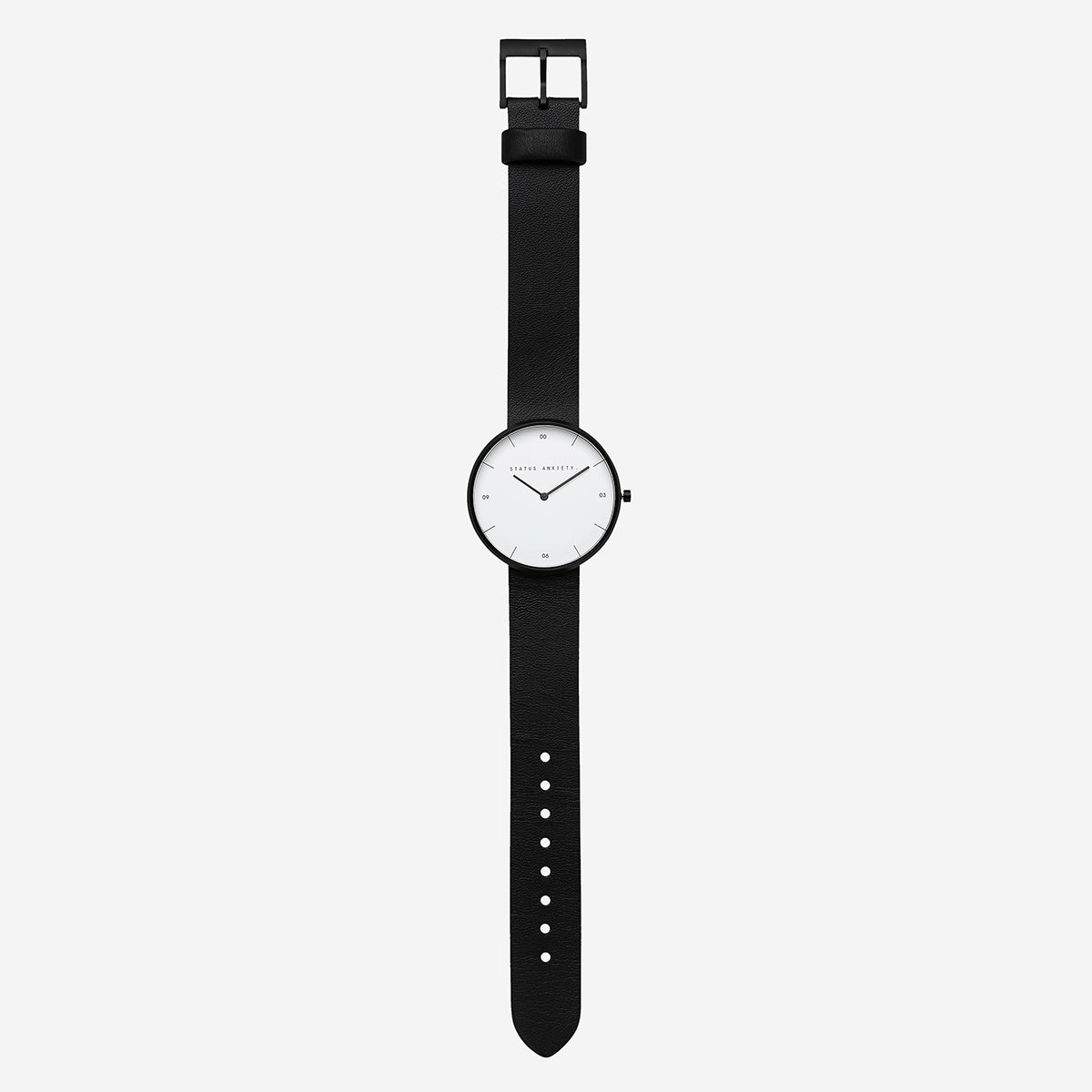 Status Anxiety - Repeat After Me Watch - Black/White/Black