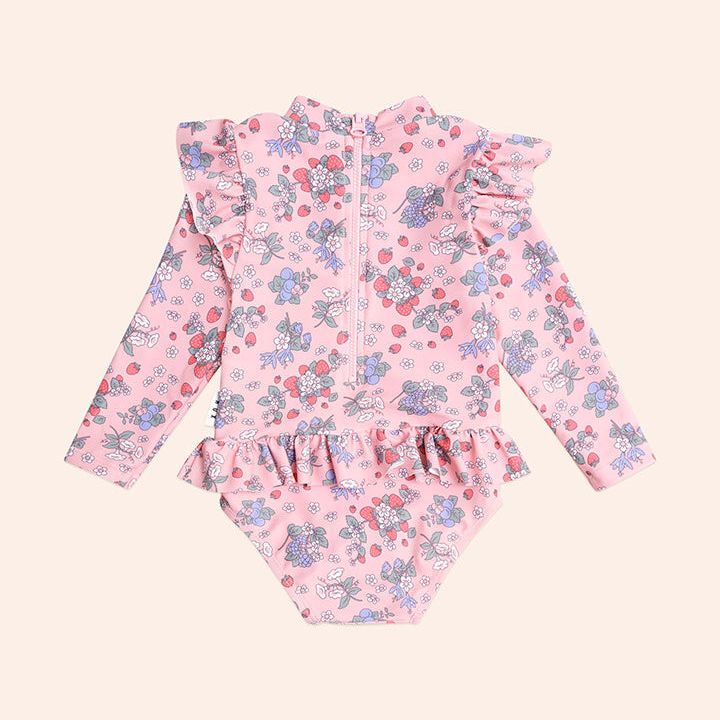 Strawberry Garden Frill Swimsuit