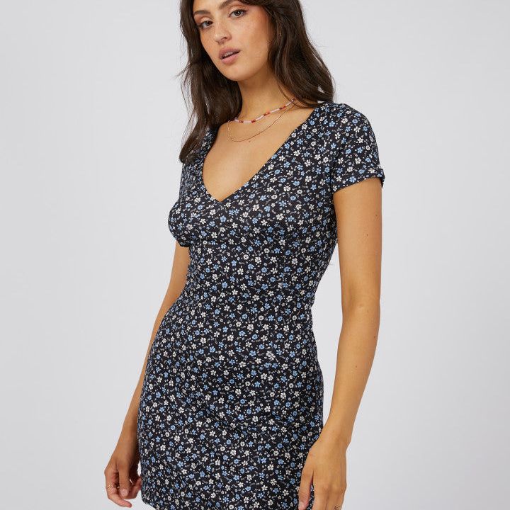 SUMMER MINI DRESS - BLACK
