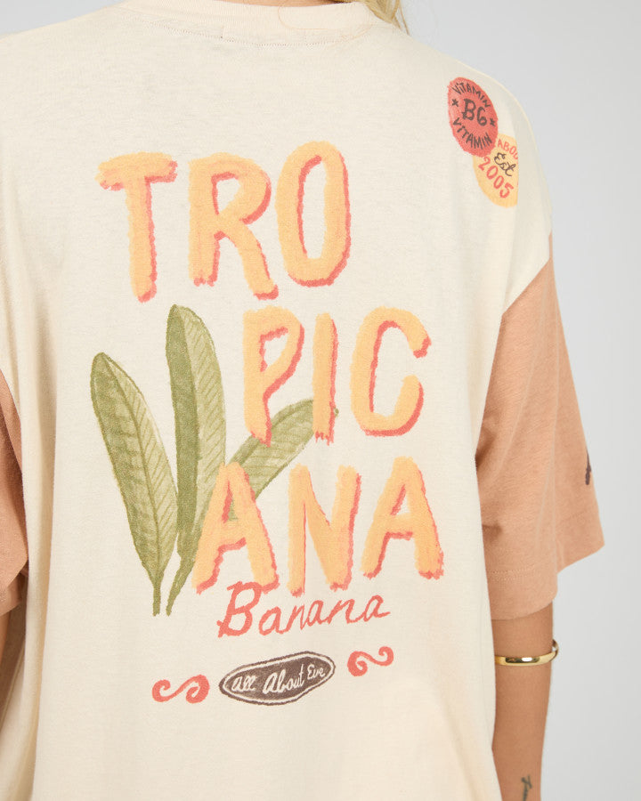 TROPICAL OVERSIZED TEE