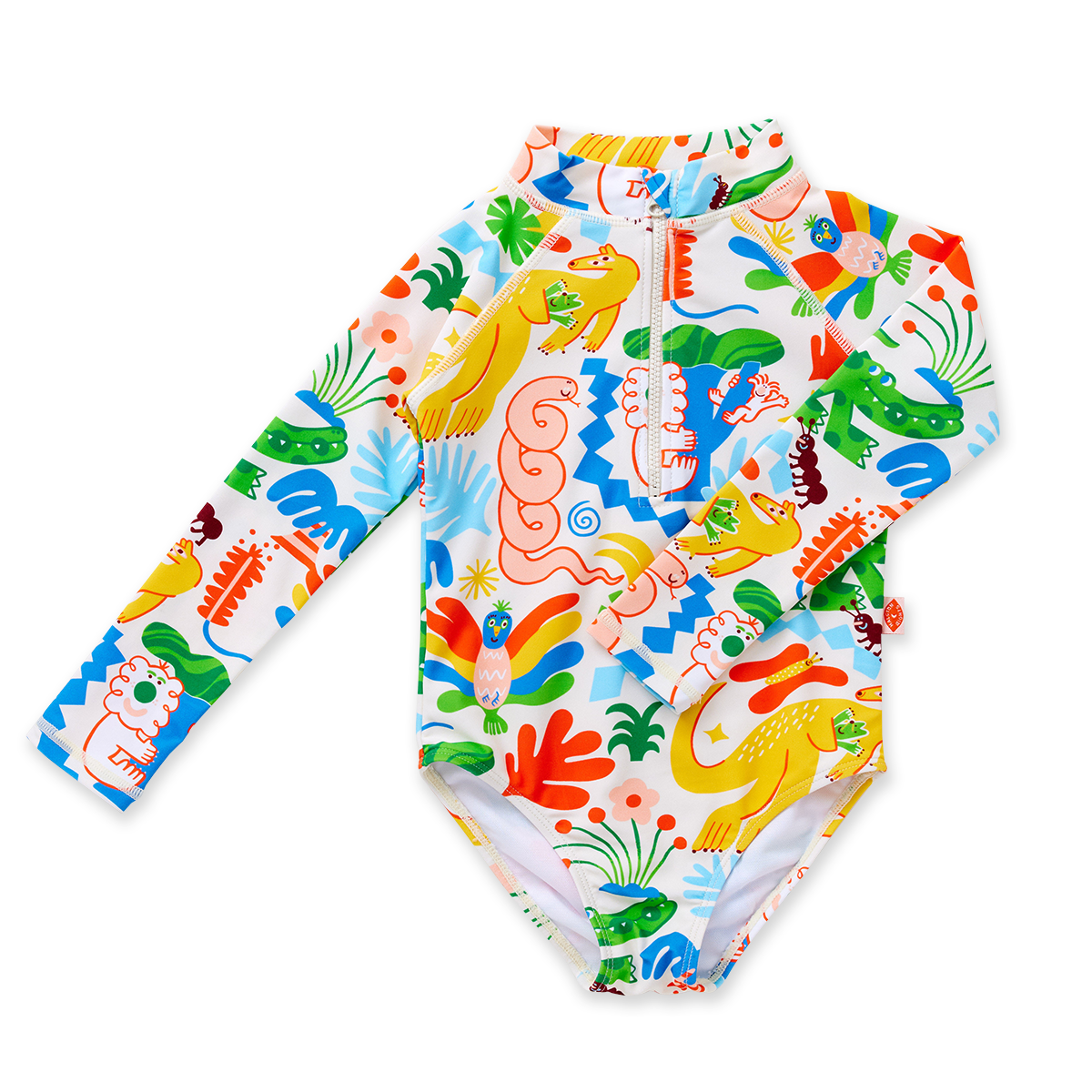 Tropicool L/S Zip Bather