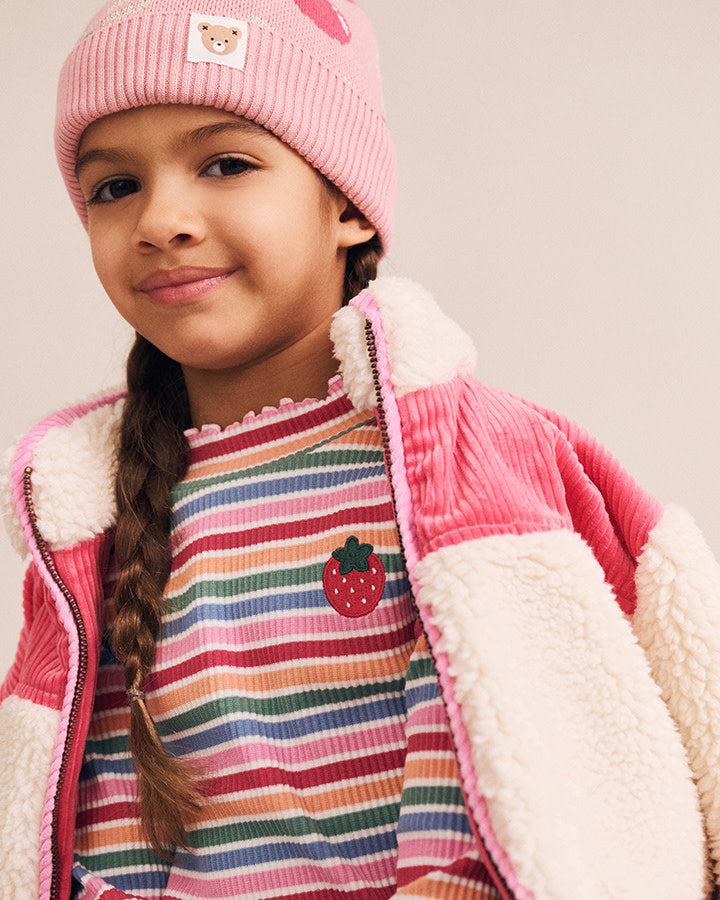 TUTTI FRUTTI STRIPE RIB SKIVVY