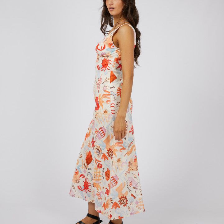 TYRA MAXI DRESS - VINTAGE WHITE