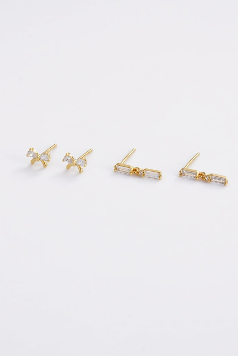 Riley Tammy Stud Set - Gold