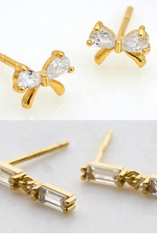 Riley Tammy Stud Set - Gold