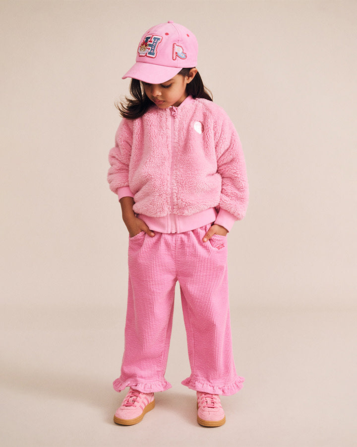 VARSITY HUXETTE FUR JACKET