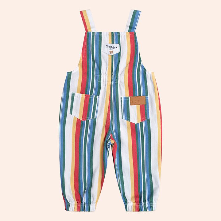 Vintage Stripe Overalls