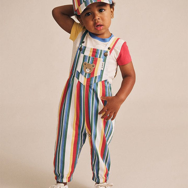Vintage Stripe Overalls