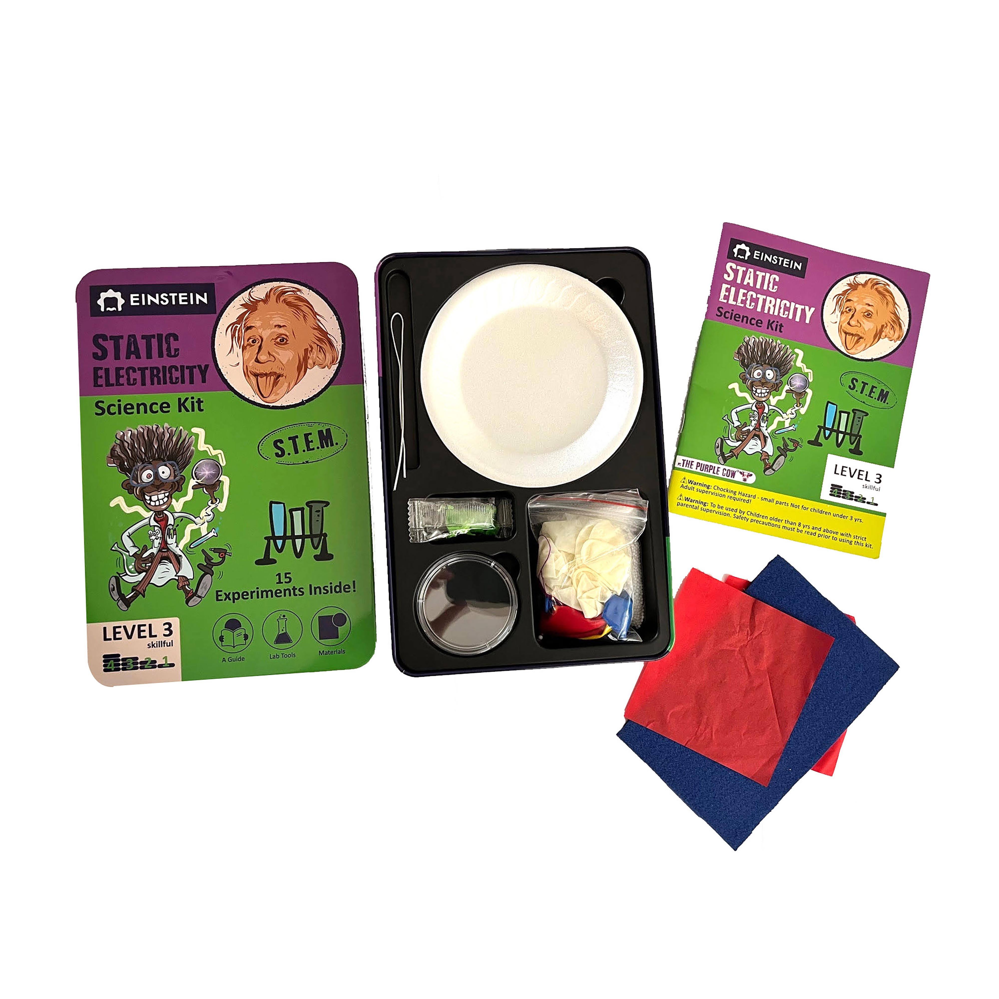 The Purple Cow - Einstein Static Electricity - Science Kit