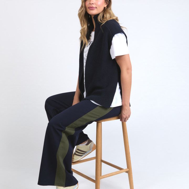 ZIP KNIT VEST