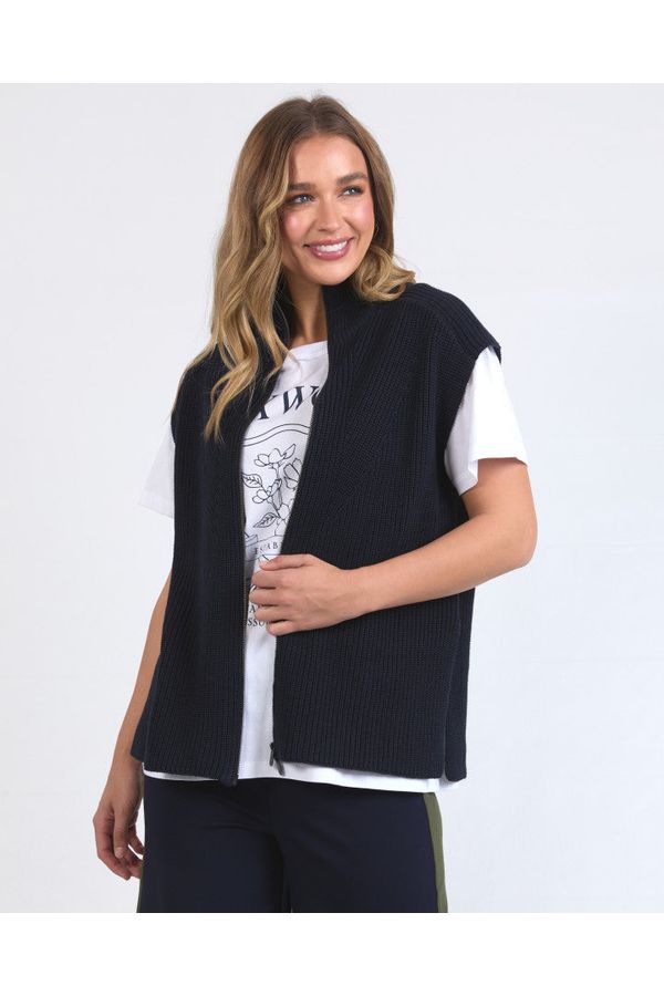 ZIP KNIT VEST