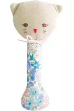 Kitty Stick Rattle - Liberty Blue