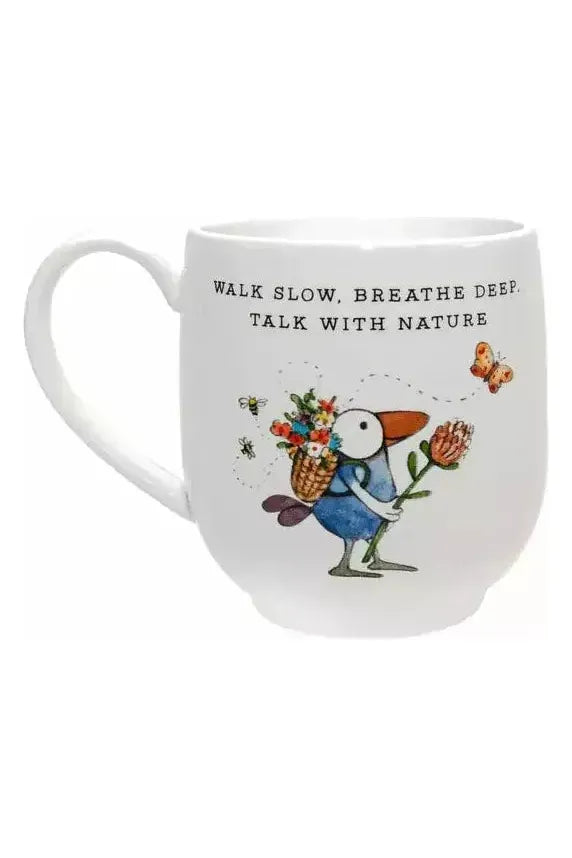 Twigseeds Mug - Walk Slow, Breathe Deep, Talk with Nature