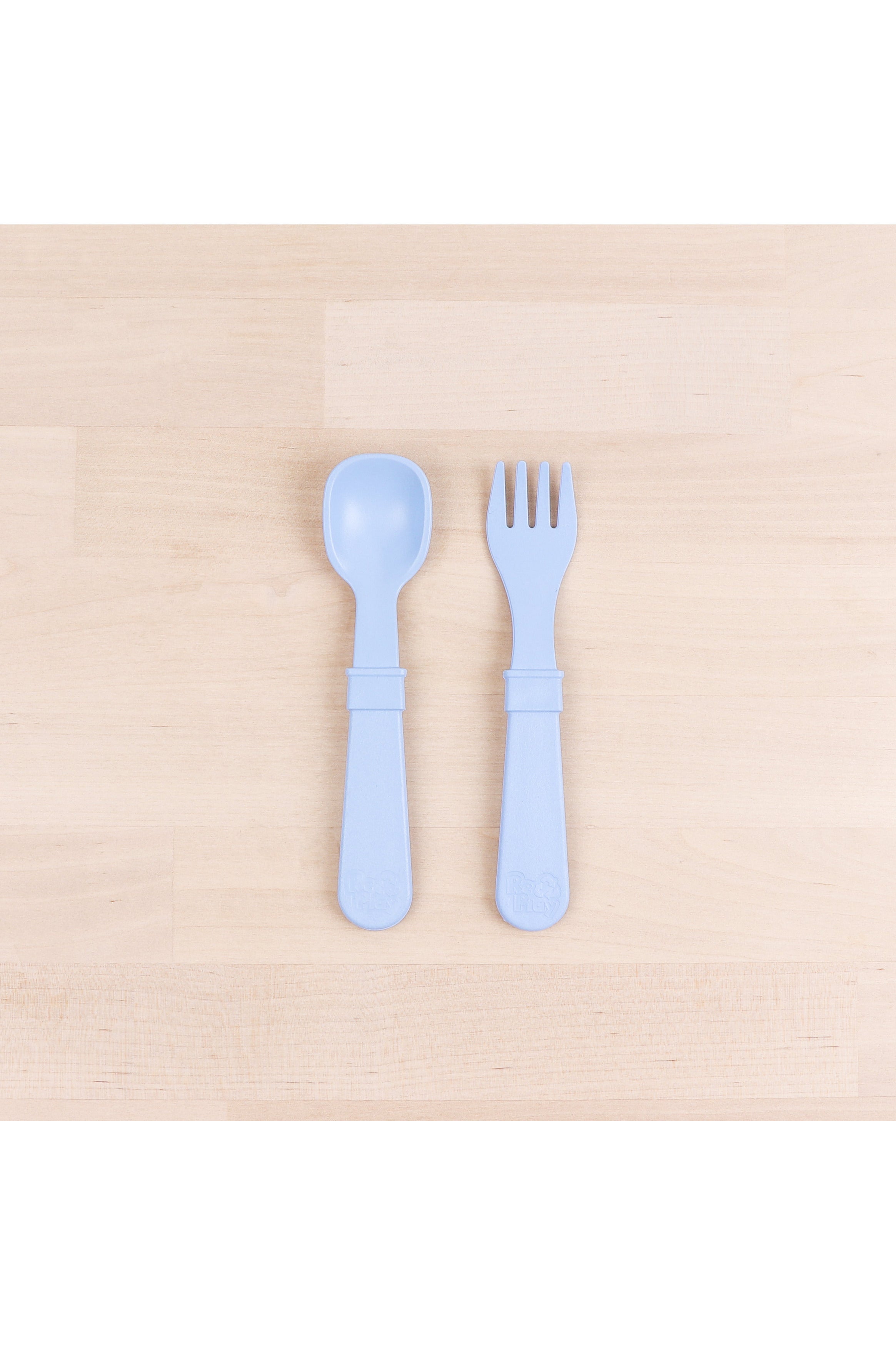 Re-Play Fork and Spoon Set - Ice Blue