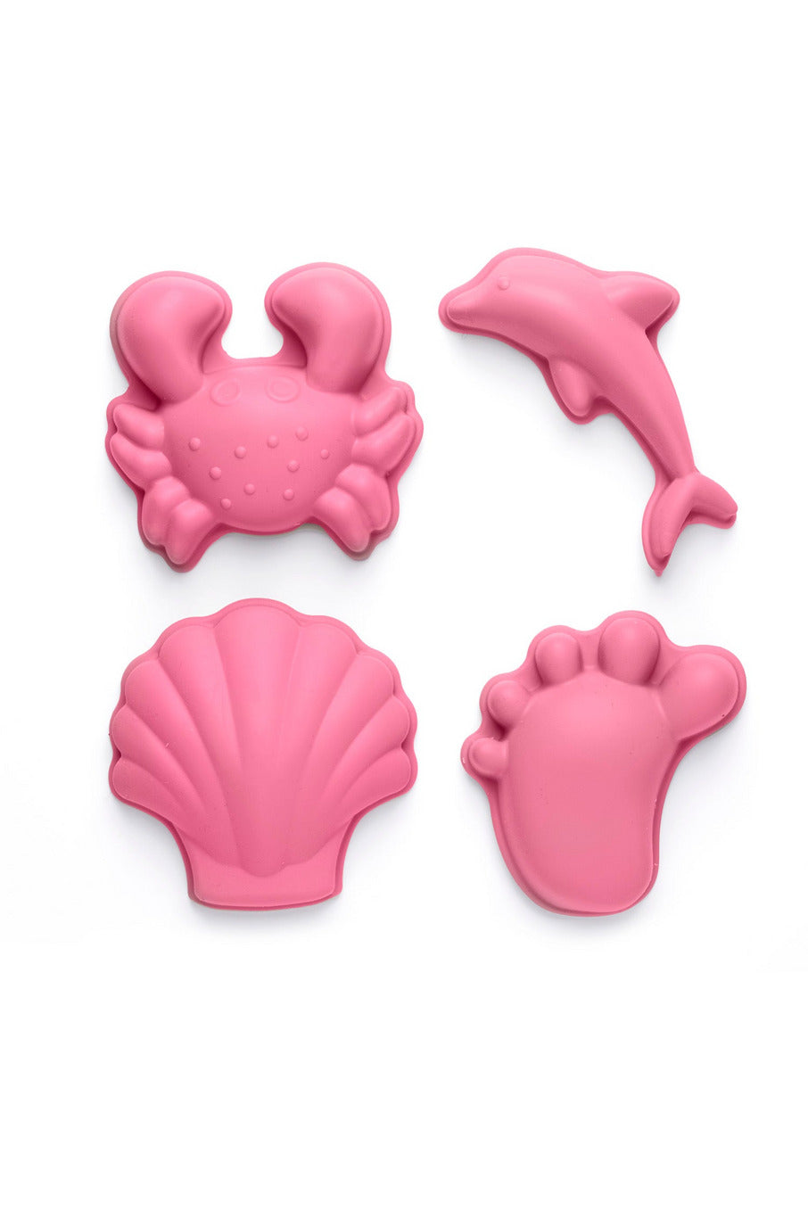 Scrunch Sand Moulds Footprint Set - Flamingo Pink