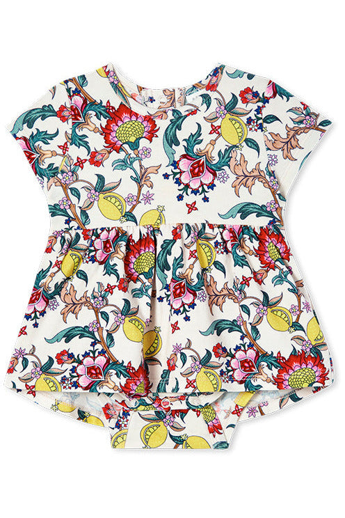 CITRUS FLORAL BABY DRESS