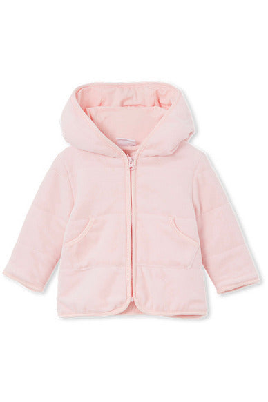 Pastel Velour Baby Jacket