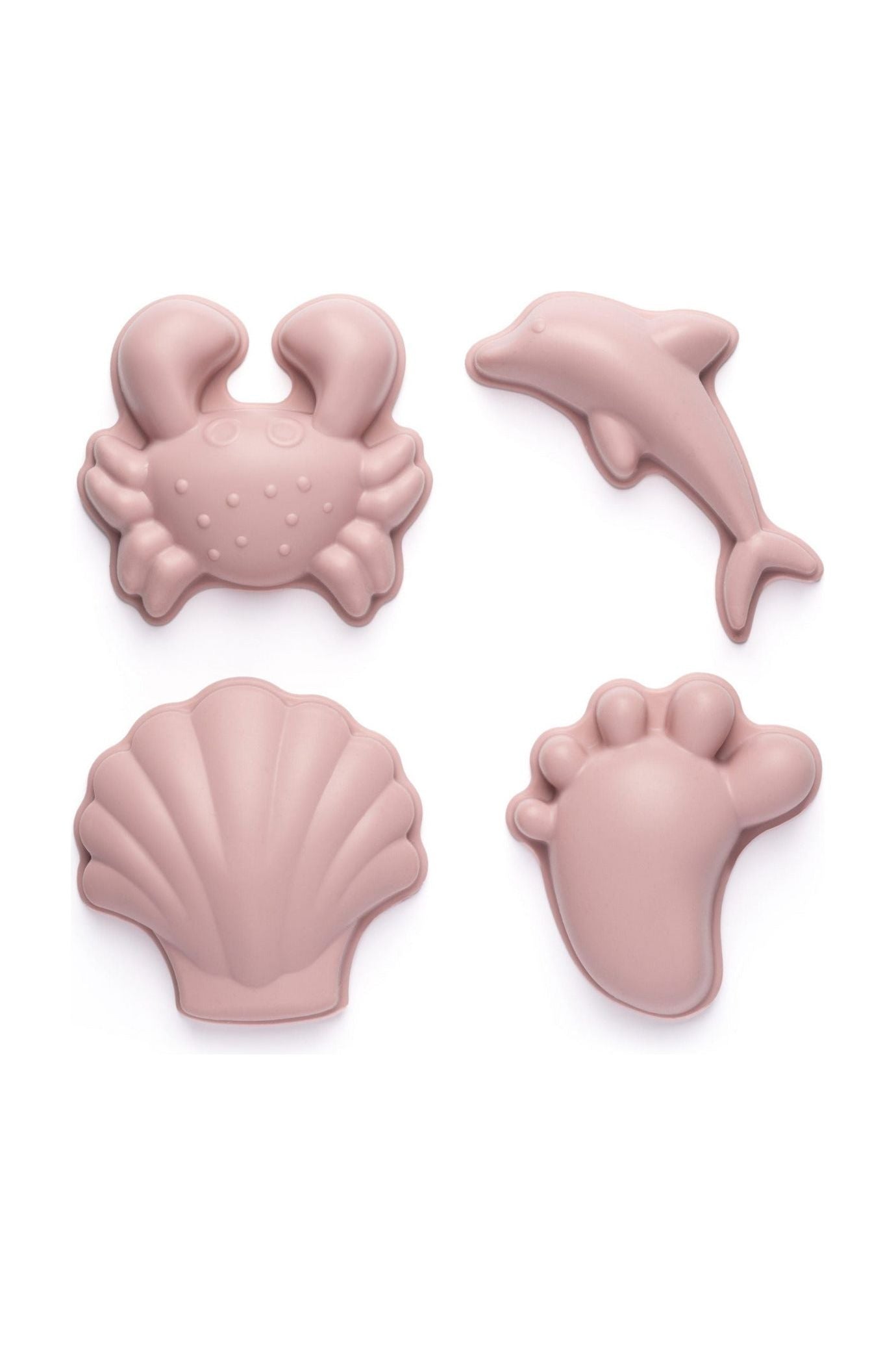 Scrunch Sand Moulds Footprint Set - Dusty Rose