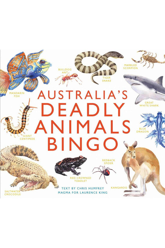 AUSTRALIA’S DEADLY ANIMALS BINGO
