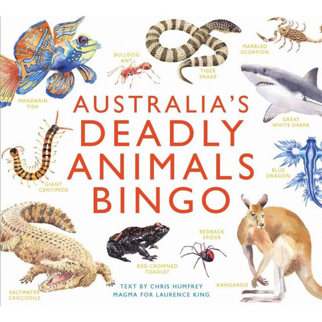 AUSTRALIA’S DEADLY ANIMALS BINGO