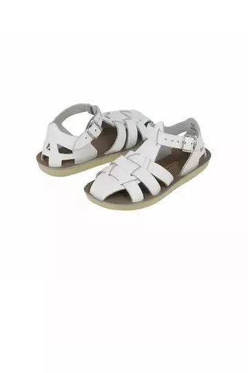 Salt Water Sandals - Sun San Sharks White