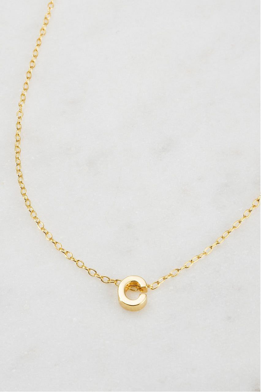 LETTER NECKLACE  - C
