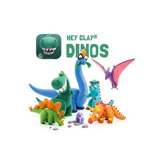 HEY CLAY DINO SET - 15 CANS